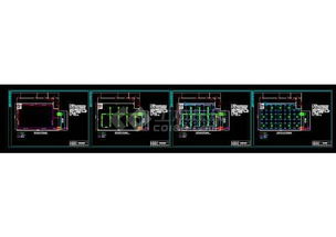 某凈化廠廠房布置CAD平面施工設(shè)計圖的工業(yè)設(shè)計服務方案